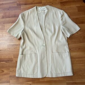 4/$15 cream summer blazer jacket